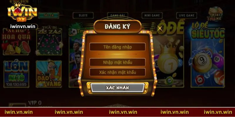 Điều kiện đăng ký IWIN