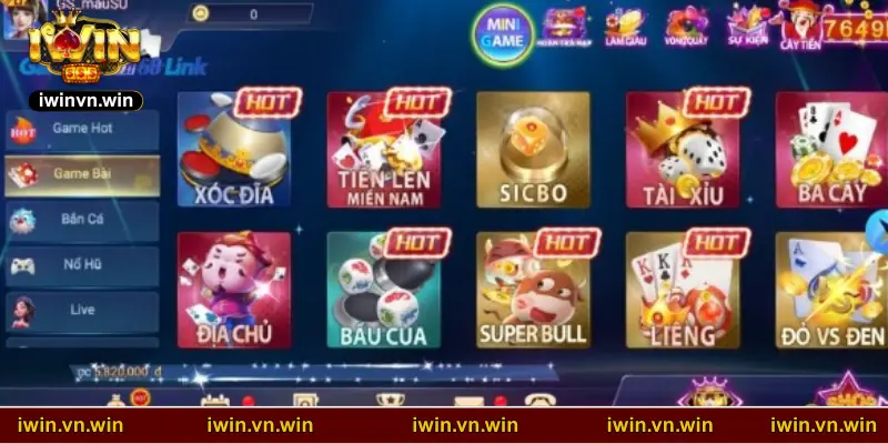 List game bài được nhiều người yêu thích tại cổng game