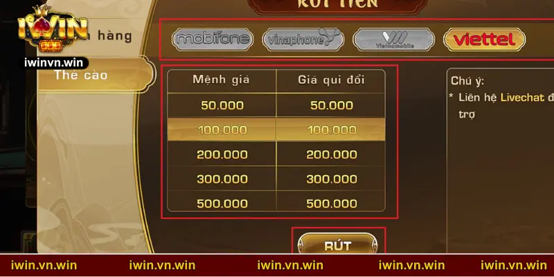 Điều kiện nạp tiền IWIN như thế nào?