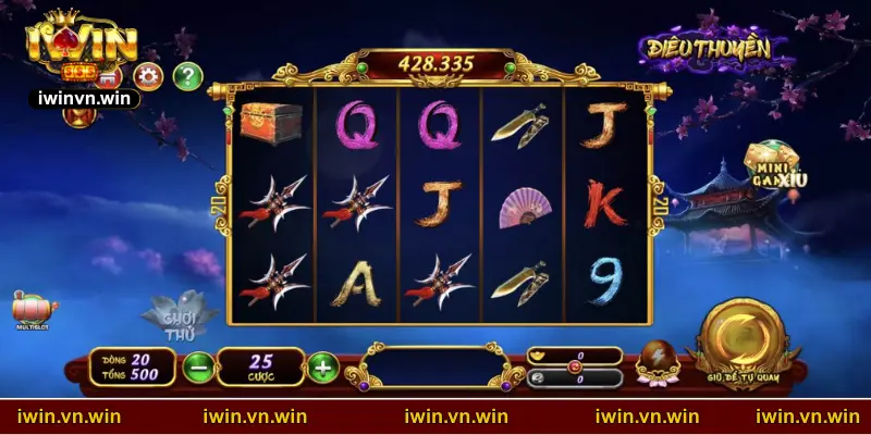 Các dòng cược trong game nổ hũ Điêu Thuyền