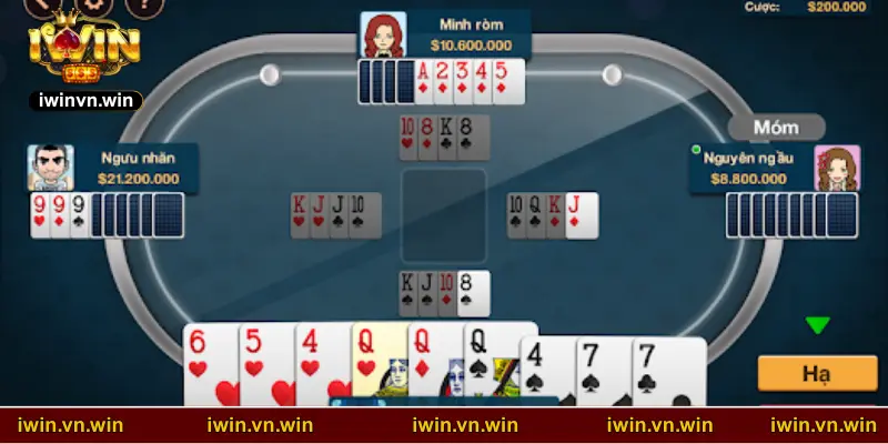 Bật mí mẹo chơi Phỏm IWIN bất bại cho tân binh