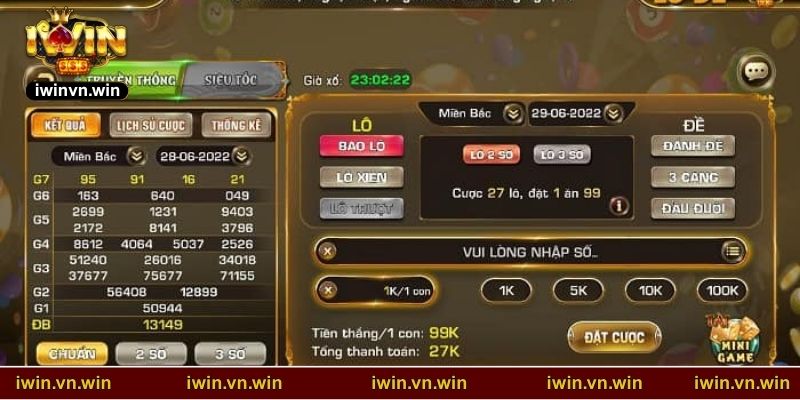 Chiến thuật chơi lô đề IWIN tăng khả năng thắng